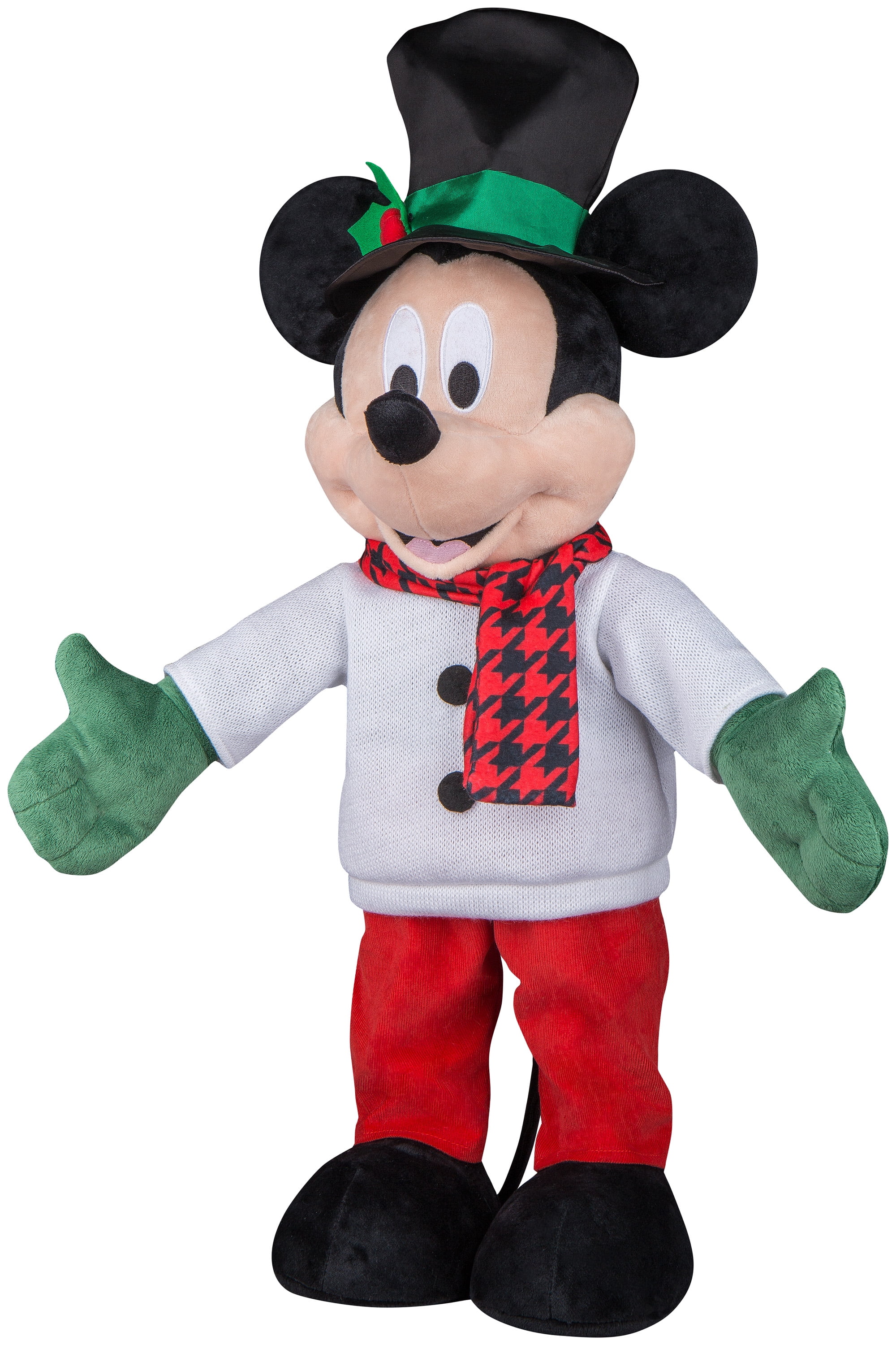 mickey mouse snowman plush