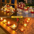 thumbnail image 6 of ZYLER- 2Pcs Solar Candles Lights Outdoor Romantic Led Tea Light Flameless For Wedding, 6 of 6