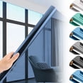 thumbnail image 6 of One Way Mirror Tint Window Film, 11.8" Wide One-Way Privacy Mirror Reflective Film, Window Privacy Film Daytime Privacy Window Film,Heat Control & UV Blocking Reflective Mirror,1Pc(Black2,196x11.8"), 6 of 8