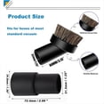 thumbnail image 2 of Accesorio Universal para Aspiradora, Juego de Cepillos Redondos para Polvo, Accesorios para Aspiradora y Adaptador de Cepillos de Crin de Caballo., 2 of 5