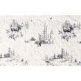 thumbnail image 3 of De Leon Collections 66104 Lodge Toile Moose & Bear Woodland Forest Animal Print 60' x 50' Decorative Throw Quilt Blanket, 3 of 3