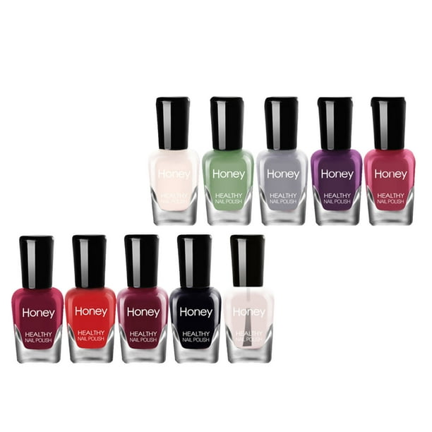Set de esmaltes de uñas peel-off a base de agua y de secado rápido para principiantes, 5 ml x 10 frascos