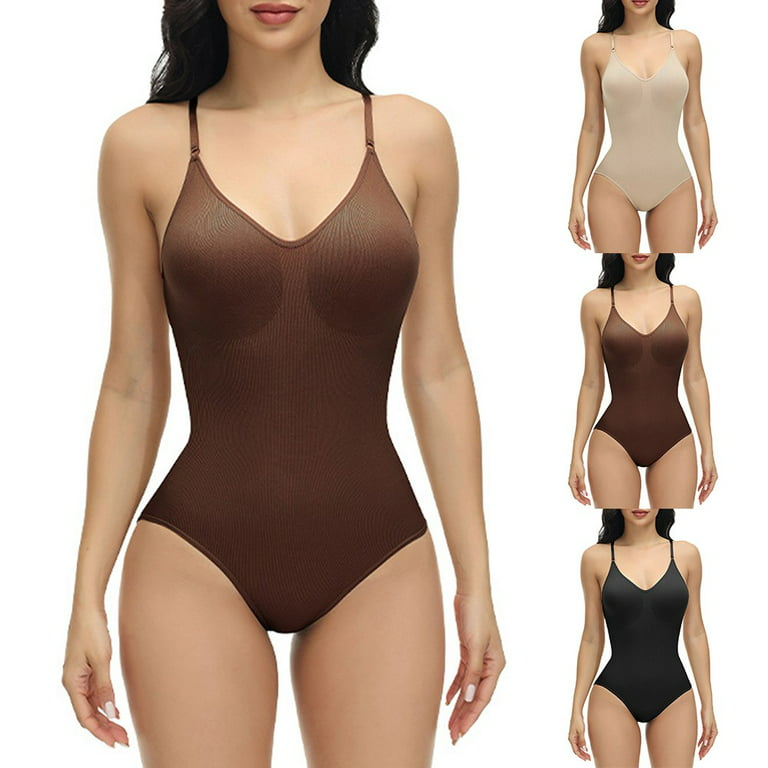 Seamless Long Sleeve Bodysuit for Women Tummy Control Shapewear Thong  Sculpting Body Shaper - AliExpress
