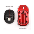 thumbnail image 3 of Ratón Inalámbrico 2,4g Con Forma De Coche Deportivo Ferrari rojo, 3 of 5