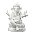 thumbnail image 2 of CoudarTitie Lord Ganesha Statue Resin Buddha Sculpture for Living Room Gifts Centerpiece White 4.7x4.2x6cm, 2 of 9