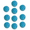 thumbnail image 1 of 10 cuentas de 20 mm con agujeros grandes, brillantes, coloridas, para joyería, fabricación de joyas, bolígrafos, llaveros, collares, redondas y brillantes., 1 of 7
