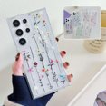 TWARI Fashion Floral Transparent Slim Phone Case For Samsung Galaxy S24