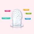 thumbnail image 5 of Bueautybox Baby Fresh Fruit Food Feeder Nibbler Pacifier |Training Massaging Toy | Food Grade Soft Safe BPA-Free Silicone Pouches| Babies Toddlers, 5 of 7