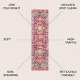 thumbnail image 3 of JONATHAN Y MODERN PERSIAN Brooklyn Geometric Medallion Runner Rug, 2 x 8, Red/Pink, 3 of 9