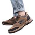 thumbnail image 3 of NOKIO Athlet𝗂c Shoes for Men Wide Width Walking Sneakers Lightweight Breathable Tennis Convenient 𝖫a𝖼e Up Running Footwear Durab𝗅e Flexible Sport Shoes for Climbing Jogging Wear, 3 of 6