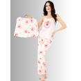 thumbnail image 3 of SET DE PIJAMA DE 3 PIEZAS PANTALON, SHORT Y BLUSA PARA MUJER DISEÑO UNICO, 3 of 5