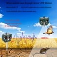 thumbnail image 5 of Lightning and Ultrasonic Bird Repellent Repellent against Pigeons Seagulls and other animals like cats on the balcony Windows for Protection Fruit Tree, Sunny, 5 of 5