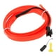 thumbnail image 1 of Cuerda de luz LED EL de 1m Unique Bargains, tira de luz de neón flexible para iluminación interior de coches, caja de batería (3V) roja, 1 of 7
