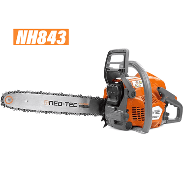 NEOTEC 43cc 2-Cycle Gas Powered Chainsaw with 16" Guide Bar and Chain, Easy Start for Homeowner, Garden and Yard Maintenance