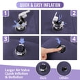 thumbnail image 5 of Arsvita Inflatable Foot Rest for Air Travel, Blow up Car Seat Foot Rest for Kids, Toddler Airplane Bed Seat Extender for Long Flight, Portable Plane Pillow, 5 of 7