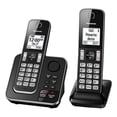 thumbnail image 1 of Teléfono inalámbrico Panasonic KX-TGD392CB 2 auriculares Negro Reacondicionado, 1 of 3