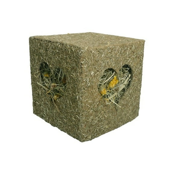 Rosewood I Love Hay Cube Large Small Animal Treats