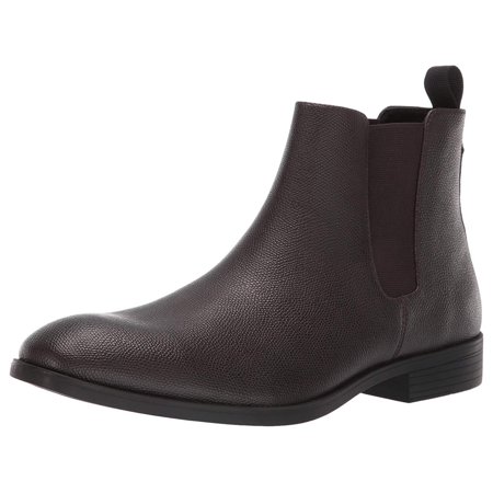 Calvin Klein Flat Front - Carter Leather Chelsea Boots