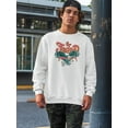 thumbnail image 2 of Live Free And High Eagle Sweatshirt Men -Image by Shutterstock, Male x-Large, 2 of 4