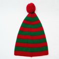 thumbnail image 1 of Gorro de punto navideño de otoño e invierno, gorro de lana, gorro navideño de punto a rayas, 1 of 3
