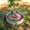 thumbnail image 2 of Vego garden Raised Garden Bed 8” Tall Tree Surround with Watering Ring, Olive Green, 2 of 7