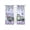 Light Purple, variant on Purple Flowers Sheer Curtains 45 Inch Length 2 Panels Set Window Treatments, Weeping Spring Floral Truck Butterfly Wooden Rod Pocket Semi Curtains for Living Room/Bedroom/Kitchen Décor, 104"W x 45"L