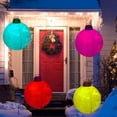 thumbnail image 6 of Outdoor Christmas Decorations Christmas Decorations 24 Inch Christmas Inflatable Balloon Ball Built In Battery Remote Control Rgb Color, 6 of 9