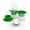 Green, variant on Tovolo Garlic Freezer Tray Silicone Herb Storage BPA-Free, Charcoal