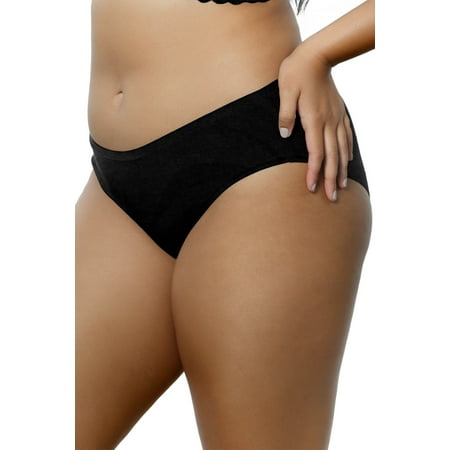 PARFAIT Women s Cozy Hipster Panty - Black - L