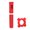 Red, variant on Soft Silicone Microphones Handle Sleeve with AntiSlip Grip for Concerts, Meetings, and Home Karaoke