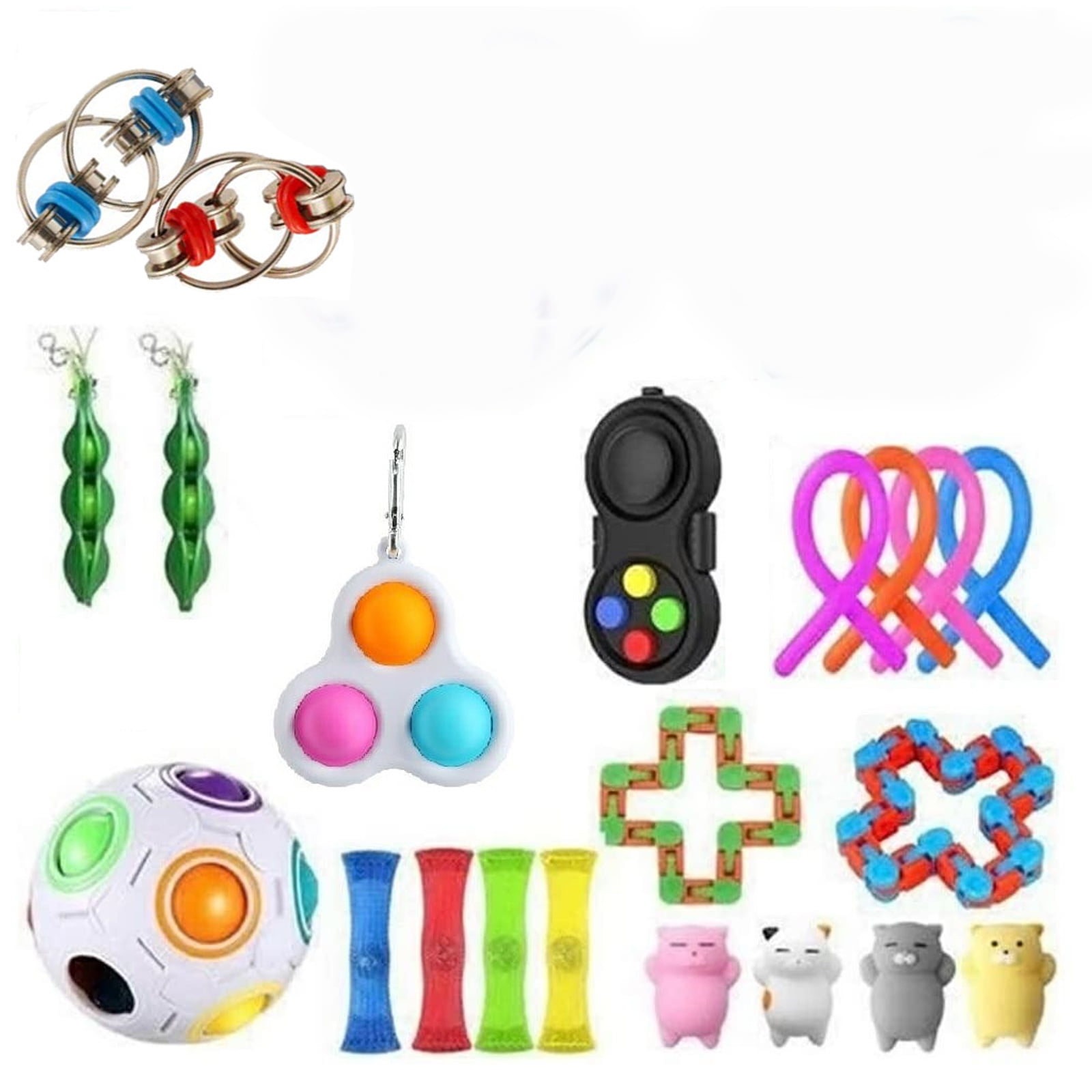 Fidget Toys for Stress Relief 17 pc Bundle/Set #2 Kids & Adult Swagbundle 