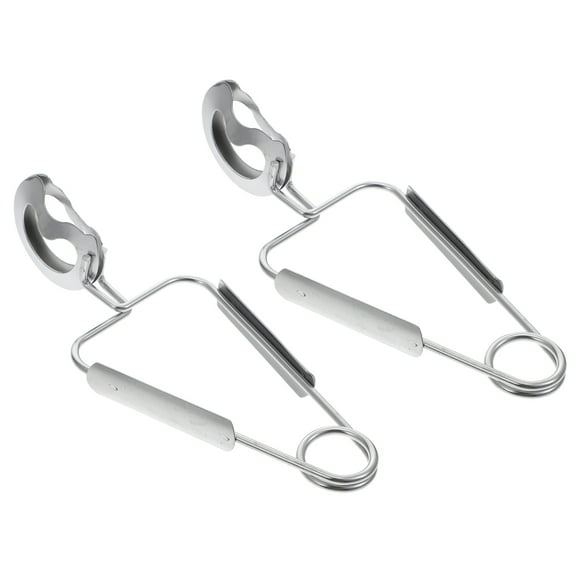 Mobestech 12Pack Escargot Tong Heat Resistance Ergonomic Grip Dishware For Dining