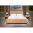 thumbnail image 2 of Pemberly Row Wood Natural Contemporary Belina Cane Eastern King Bed, 2 of 2