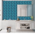 thumbnail image 2 of PEONAVET Tile Sticker 10Pcs Multi Tile Sticker DIY Transfer Kitchen Bathroom Various Colours, 2 of 6