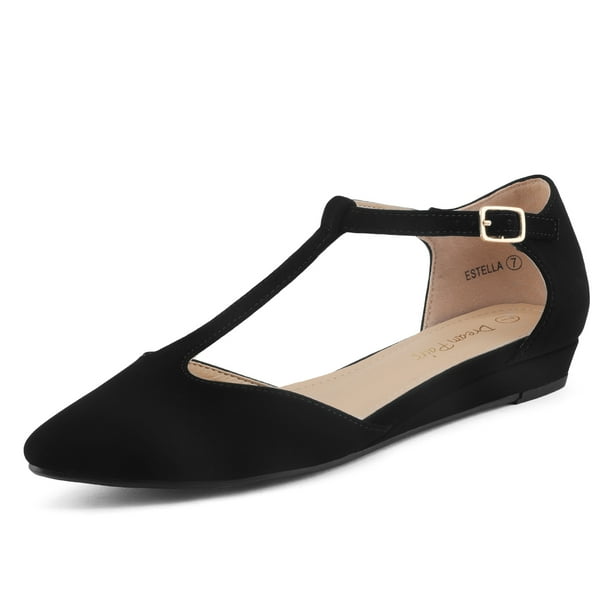 nubuck ballet flats