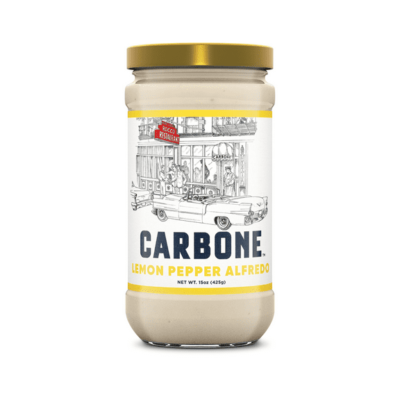 Carbone Lemon Pepper Alfredo Pasta Sauce, 15 oz