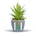 thumbnail image 1 of Changbai Waterfall Group Green Lake Water Fake Pineapple Flower Pot Vase Mini Decor, 1 of 3