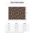 thumbnail image 5 of Rateoe Dachshund Dog Puppy Pattern Flannel Throw Blanket, Ultra-soft Blanket for Bed, Couch, Car, Hypoallergenic Anti-pilling blanket-, 5 of 6