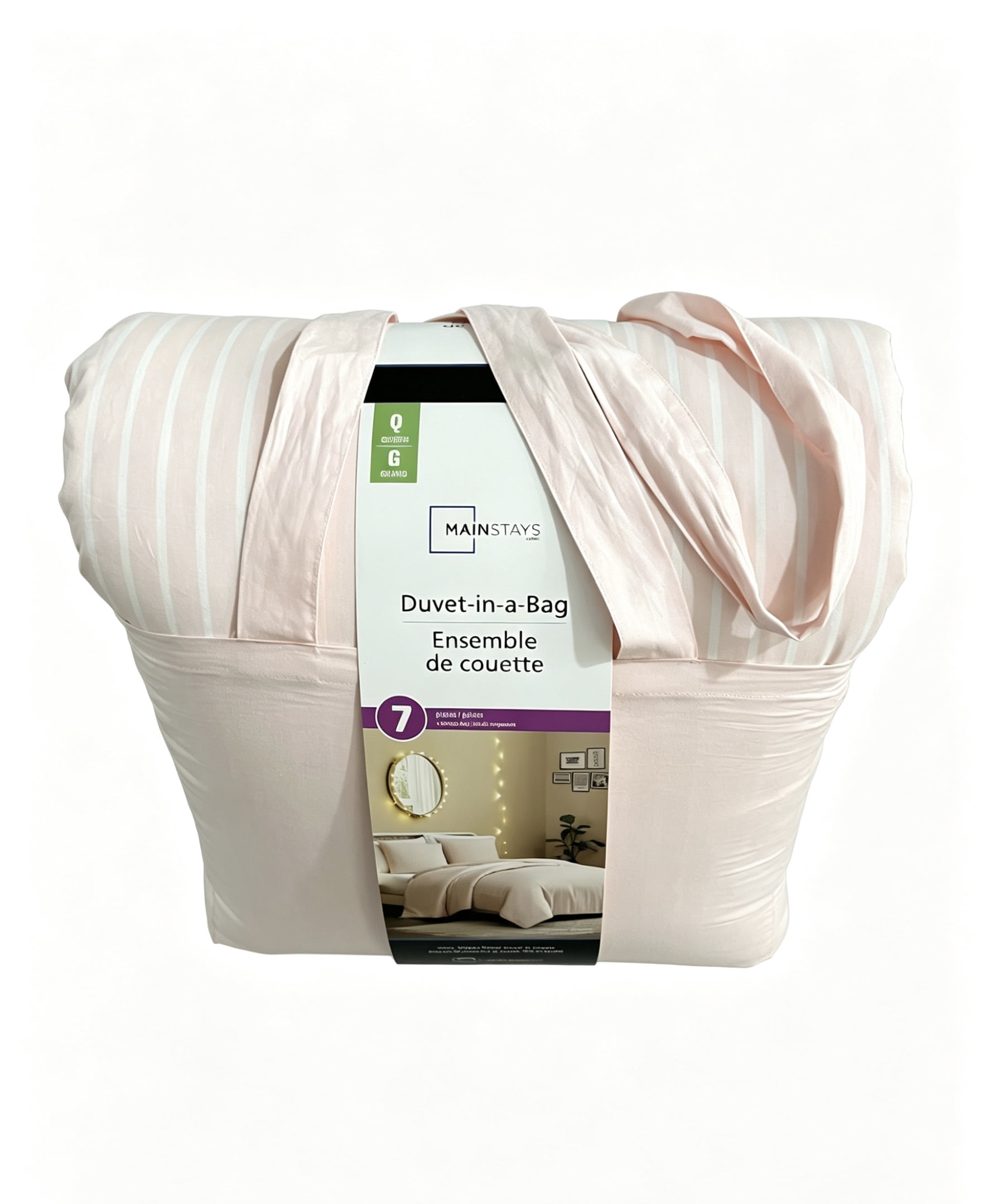 Ensemble de couette dans un sac Mainstays Rentrée des classes, imprimée, 100 % coton - 5 pièces