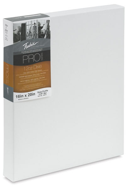 Fredrix Pro Series Dixie Museum Profile Canvas - 16" x 20", 2-1/4" Profile