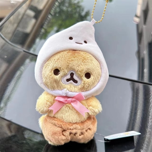 Toast Bread Cat Wear Bread Meow Star Small Animal Plush Toy Bag Pendant Student Gift Japanese Style DMH