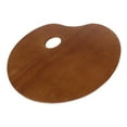 thumbnail image 3 of De Bandejas De Pintura Ovalada Para Aceite Acrílico De Pintura De Bricolaje Acuarela, (1 PCS) - Los 30x40cm BLESIY paleta de madera de acuarela, 3 of 8