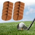 thumbnail image 5 of justharion Golf Head Covers PU Portable Protector for Athlete Travel Golf Training Brown Small, 5 of 5