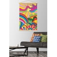 thumbnail image 2 of Hey Happy - Psychedelic Landscape Wall Poster with Magnetic Frame, 22.375" x 34", 2 of 5