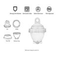 thumbnail image 4 of 6PCS Kitchen Egg Poacher Creative Multipurpose Egg Boiled Cup with Egg Separator, 4 of 10