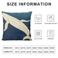 thumbnail image 5 of Creowell Whale Dot Pattern Pillow Covers for Couch Sofa Indoor Outdoor Throw Pillow Cover 1PC 18x18in, 5 of 5