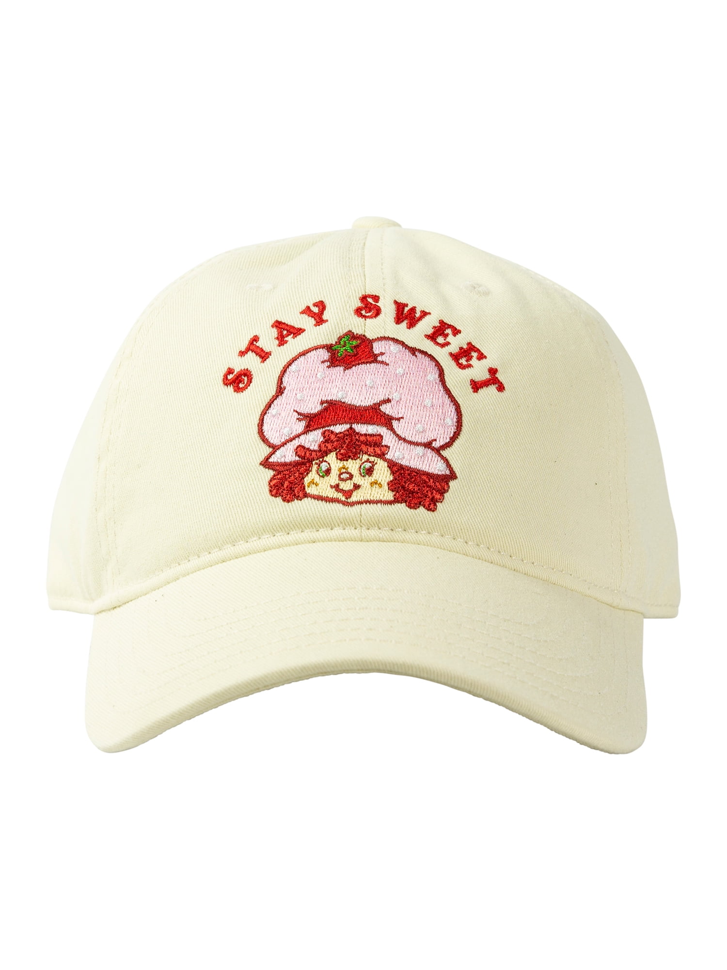 STRAWBERRY SHORTCAKE SNAPBACK BASEBALL HAT/CAP Strawberry Shortcake Denim Strawberry Heart Ball Cap | BoxLunch main image 2