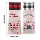 thumbnail image 2 of Puntoco Artículos de Navidad Imitación Lino Sin Rostro Anciano Cubierta de Botella de Vino Cuadros Rojos y Negros Puntoco Puntoco-2311, 2 of 5