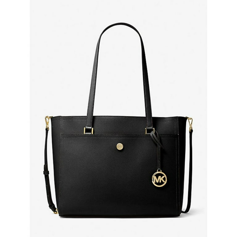 Michael Kors Large Maisie 3-In-1 Tote Bag in Black Pebbled