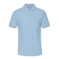 thumbnail image 6 of Men's 100% Cotton Knitted Polo Shirt Short Sleeve Classic Casual T-Shirt in 15 Colors, 6 of 15